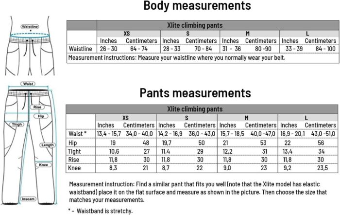 Ucraft "Xlite Rock Climbing Bouldering and Yoga Pants. Lightweight Stretchy Trousers - Image 5
