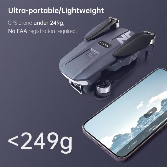 N11 PRO GPS Drone with Camera for Adults 4K UHD, 90 Min Long Flight Time, Long Control Range, Auto Return, Follow Me, Brushless Motor, 5G FPV RC Quadcopter for Beginners - Image 2