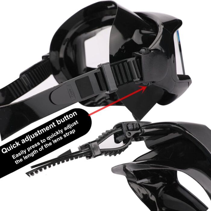 Diving mask Anti-Fog Swimming Snorkel mask Suitable for Adults Scuba Dive Swim Snorkeling Goggles Masks - Image 7