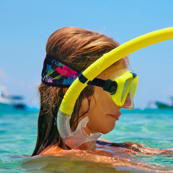 4 Pieces Diving Mask Slap Straps Cover Neoprene Swimming Waterproof Dive and Snorkel Mask Strap for Men and Women Water Sports - Image 5