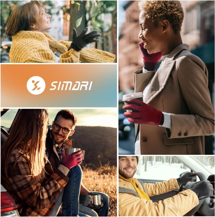 SIMARI Winter Gloves Women Men Ski Snow Gloves Liner Thermal Warm Touch Screen, Suit for Running, Cycling, Biking, Hiking, Driving, Walking, Typing, Freezer Work, Sports, Soccer, Shooting, Gaming 102 - Image 7