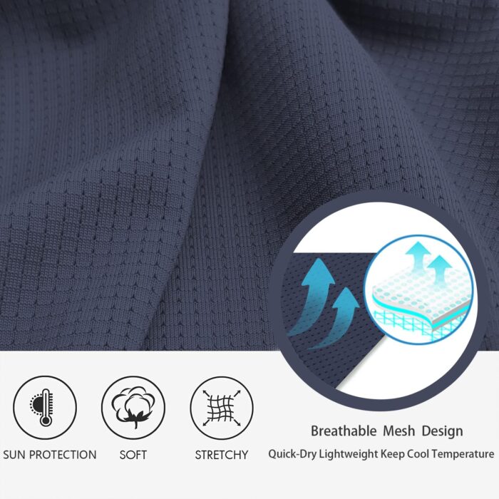 Wulibike Cycling Jersey Men Short Sleeve, Road Bike Jerseys Half Zipper with Pockets, Bicycle Clothing Breathable Quick Dry - Image 7