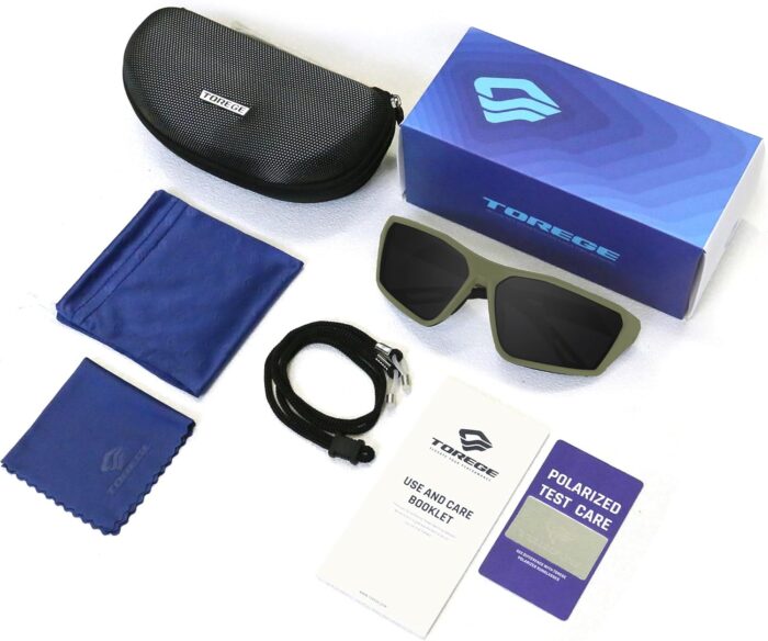 TOREGE Polarized Sports Sunglasses for Men Women Fishing Running Driving Cycling Sunglasses - Image 7