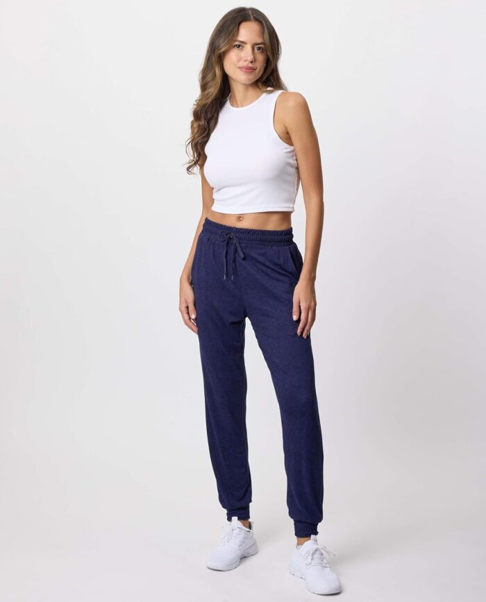 Real Essentials 3 Pack: Women's Ultra-Soft Lounge Joggers Sweatpants Athletic Yoga Pants with Pockets (Available in Plus) - Image 6