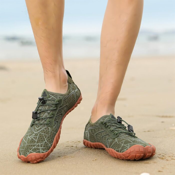 UBFEN Water Shoes Aqua Swim Shoes Mens Womens Beach Sports Quick Dry Barefoot for Boating Fishing Diving Surfing - Image 7