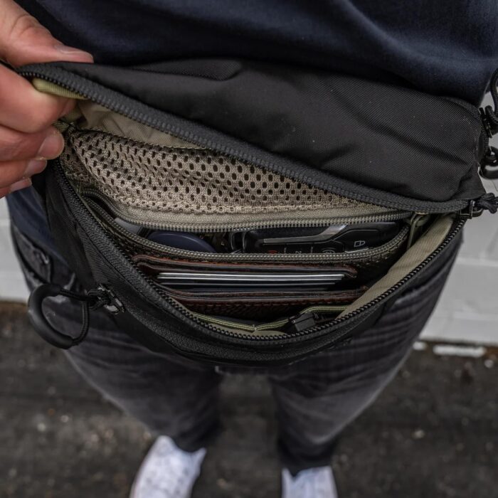 Eberlestock Bando Bag - Tactical Men's Fanny Pack w/Adjustable Waist Belt, Zippered Pockets, Compact Lightweight Belt Bag - Image 7