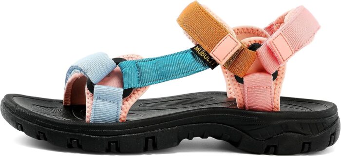 Women's Hiking Sport Sandals Water Outdoor Athletic Shoes With Arch Support Adjustable Beach Shoes - Image 5