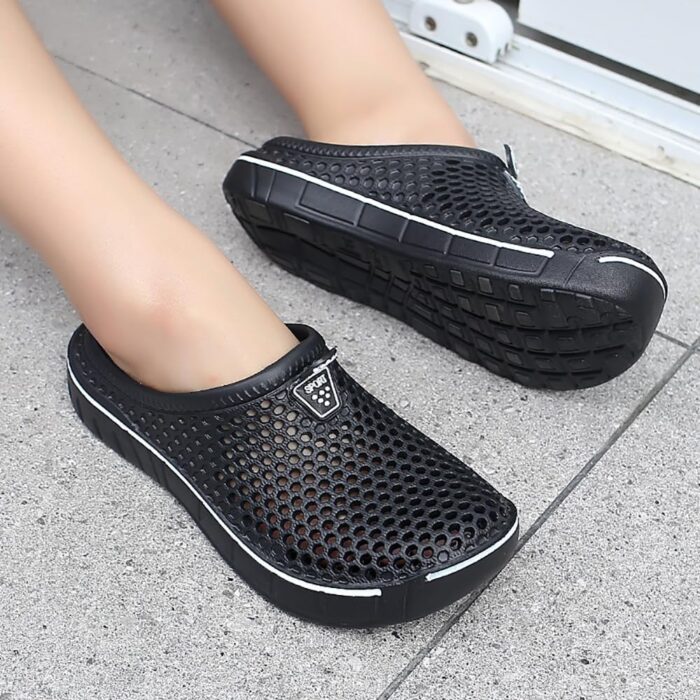 xsby Summer Breathable Mesh Sandals Beach Footwear Anti-Slip Garden Clog Shoes - Image 4