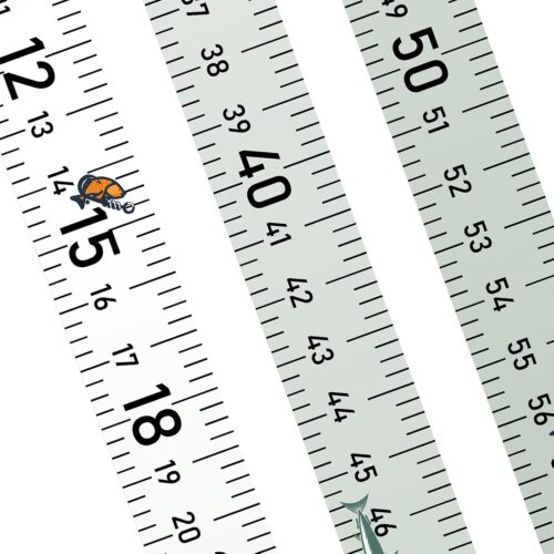58" Fishing Ruler Sticker for Boat Fish Ruler Measuring Sticker 3 Pack Waterproof Strong Self Adhesive Fish Measure Tape Fishing Measuring Tool (Green)