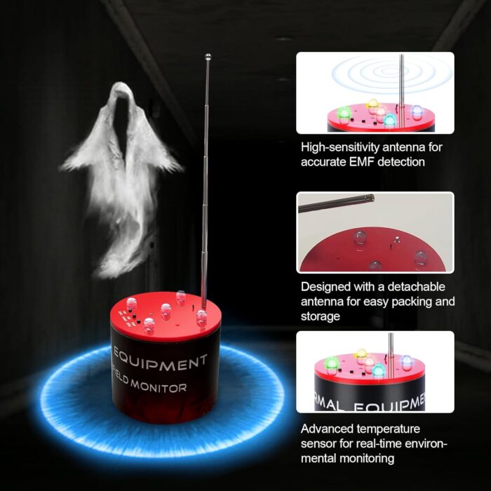 Paranormal Equipment, Advanced Ghost Hunting Equipment with Temperature Deviation Detection and Enhanced Sensitivity, EMF Detector Tool for Professional Paranormal Investigators - Image 3