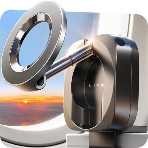 LISEN Airplane Travel Essentials for Women Phone Holder Long Flight Essentials Must Haves Handsfree for MagSafe Luggage Travel Accessories Beach Vacation Cruise Essentials 2025 Cell Phone Video Kits
