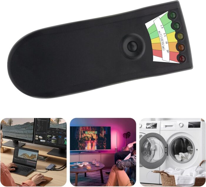 Upgraded Rechargeable EMF Detector for Ghost Hunting with 5 Level LED Portable Handheld Magnetic Field Detector Ghost Hunting Equipment Electromagnetic Paranormal Equipment Tester Up to 20 + MG