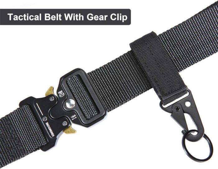 KingMoore 3 Pack Tactical Belt for EDC Battle Military Utility Combat Gear with Heavy-Duty Quick-Release Metal Buckle - Image 4