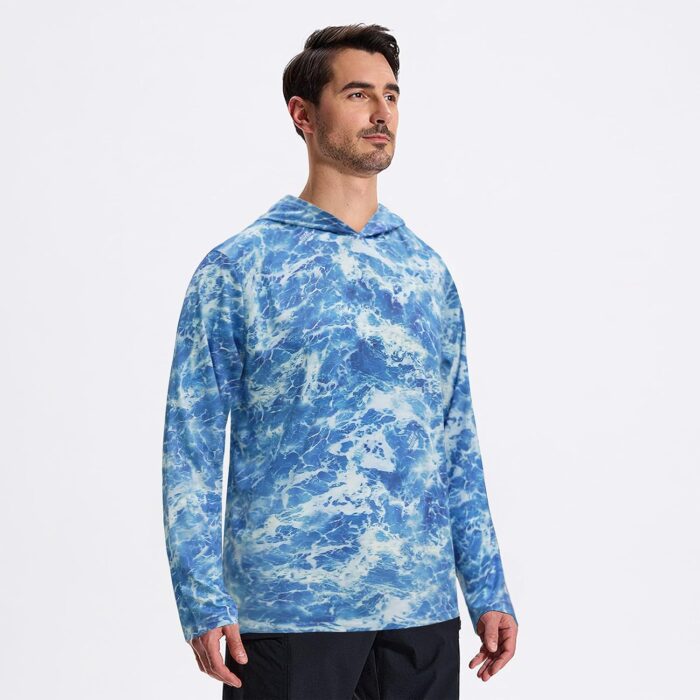 LOOGU Men’s Hunting Camo Shirt Lightweight, Camouflage Shirts for Men Long Sleeve Shirt for Fishing Hiking Camping - Image 2