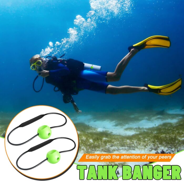 2 Pcs Tank Banger Underwater Signal Device Cylinder Diving Tank Accessories for Divers Noise Maker - Image 6