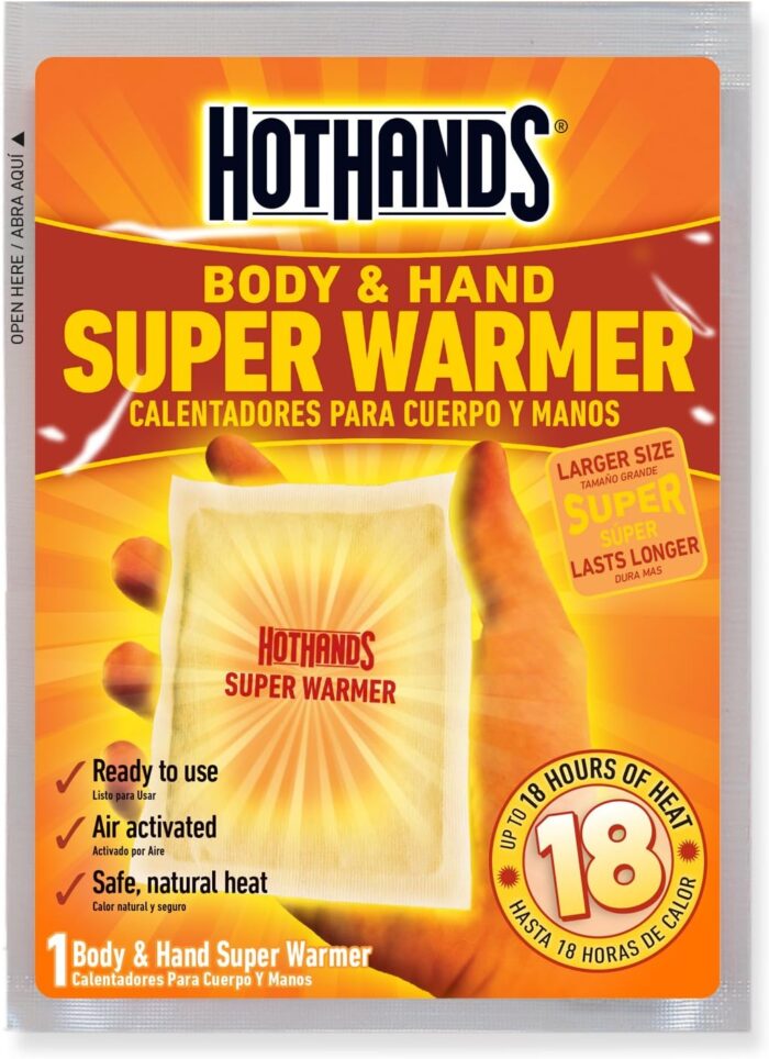 HotHands Toe, Hand, & Body Warmer Variety Pack - Long Lasting Safe Natural Odorless Air Activated Warmers - Image 8