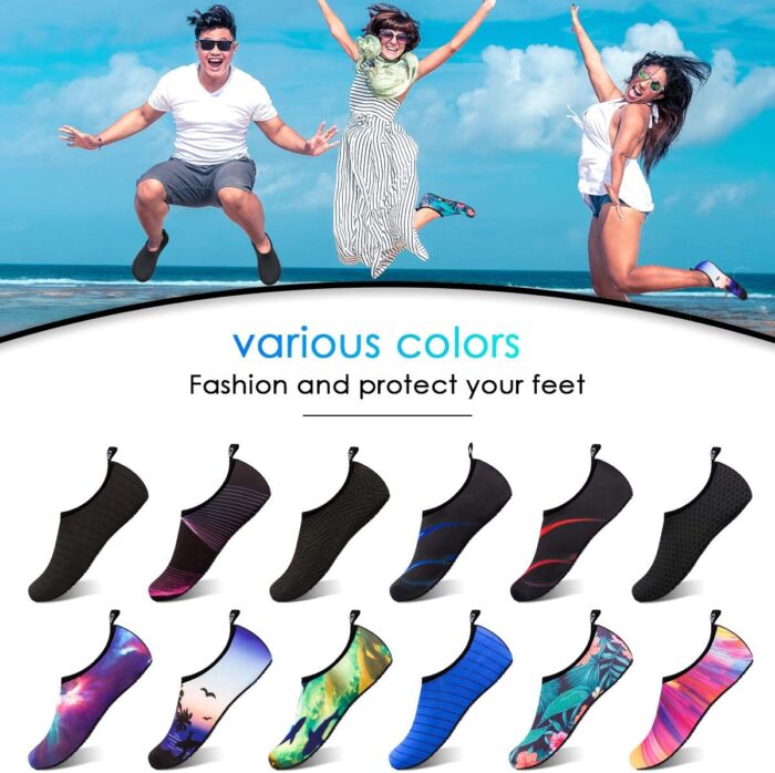 Water Shoes for Women and Men, Quick-Dry Aqua Socks Swim Beach Womens Mens Shoes for Outdoor Surfing Yoga Exercise - Image 3