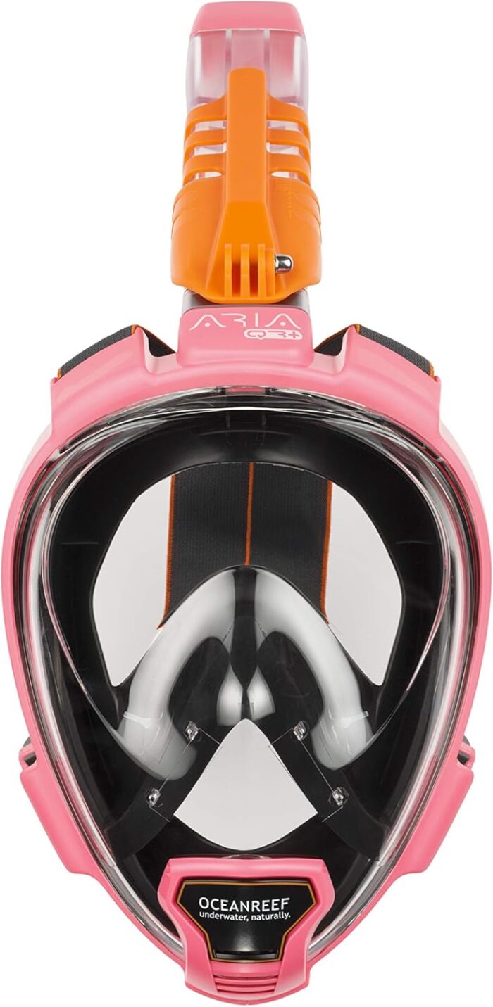 OCEAN REEF - Aria QR + Quick Release Snorkeling Mask - Full Face Snorkeling Mask - 180 Degree Underwater Vision - 8 Colours and 4 Sizes - Image 2