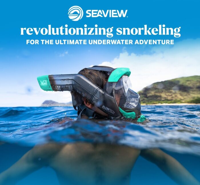 Seaview 180 V3 Full Face Snorkel Mask Adult- The V3 is The Perfect Snorkeling Gear for Adults- Snorkel Mask with 180 Panoramic Viewing and Up to 600% Easier Breathing- Patented Flowtech Air Intake - Image 6