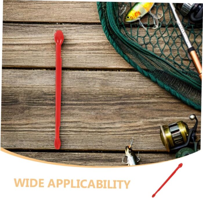 VICASKY 10pcs Hook Remover Plastic Fishing Hook Disgorger Mountaineering Accessories Plastic Swivel Hook Camping Rope Buckle Mini Hanging Buckle Fishing Tools Camping Hanging Hook Pp Red - Image 9