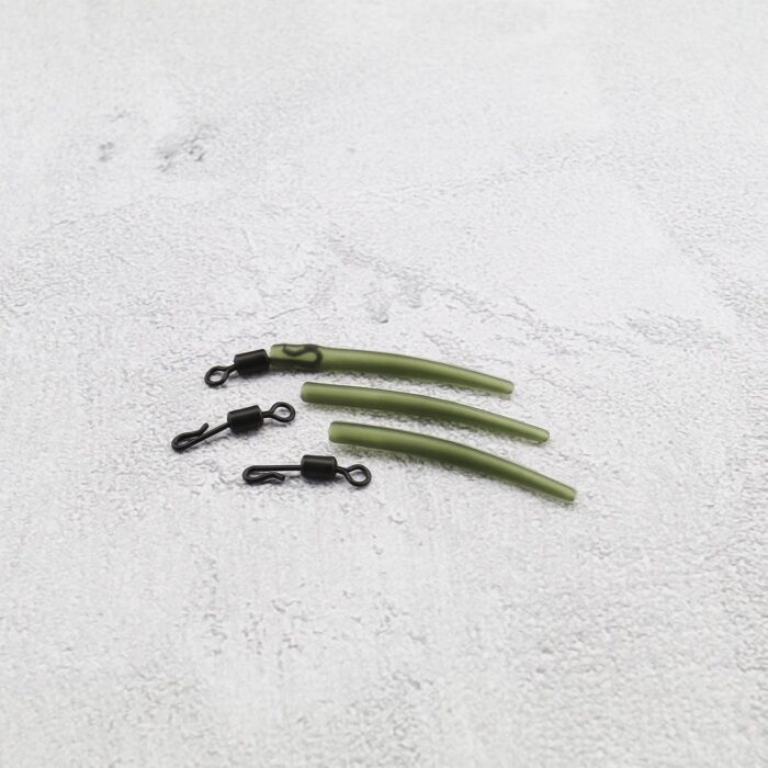 eMagTech 40Pcs Anti Tangle Sleeves Quick Change Swivels Replacement Carp Fishing Terminal Tackle Accessories for Pulley Rigs Portland Rigs Running Ledgers - Image 7