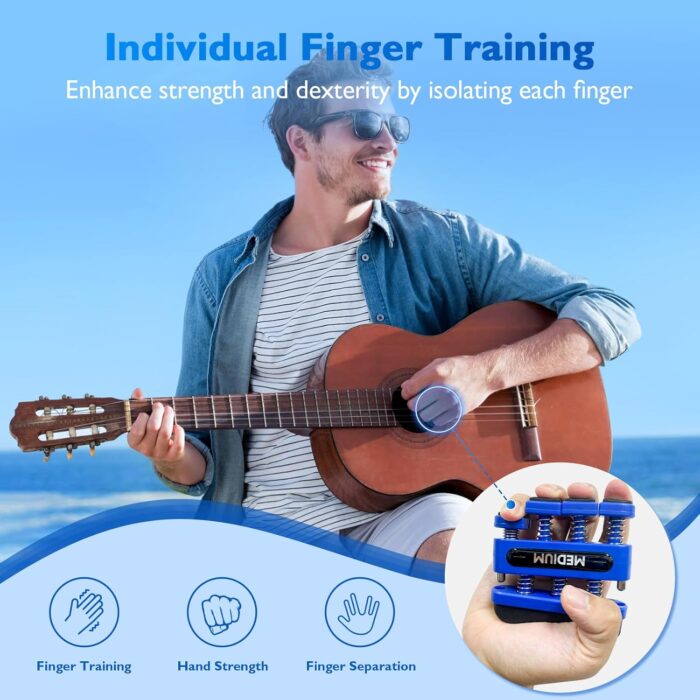 FitBeast Finger Strengthener, Finger Exerciser, Hand Exerciser for Improve Dexterity and Strength in Fingers, Hands, Forearms–Grip Strength Trainer for Musicians, Climbers - Image 4