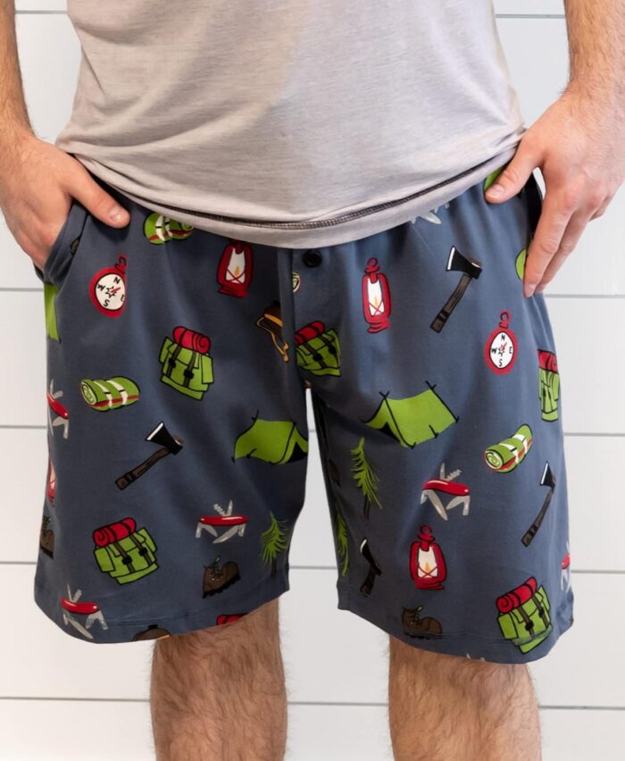 Lazy One Pajama Shorts for Men, Men's Pajama Bottoms, Sleepwear - Image 5