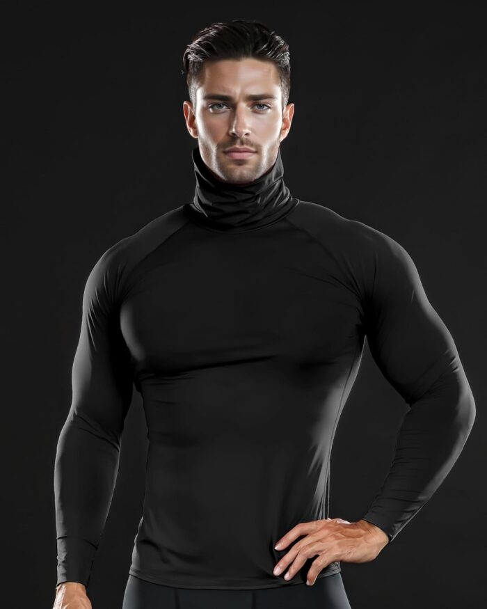 DRSKIN Men's Thermal Compression Shirts or Set Fleece Lined Base Layers Underwear Top & Bottom Sports Athletic Workout Winter - Image 9