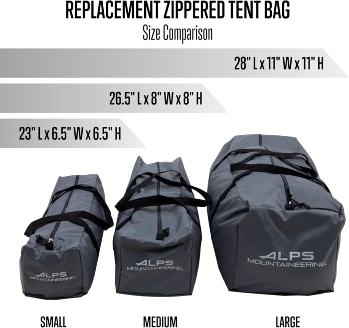ALPS Mountaineering Zippered Tent Replacement Bag with Carry Straps - Image 4