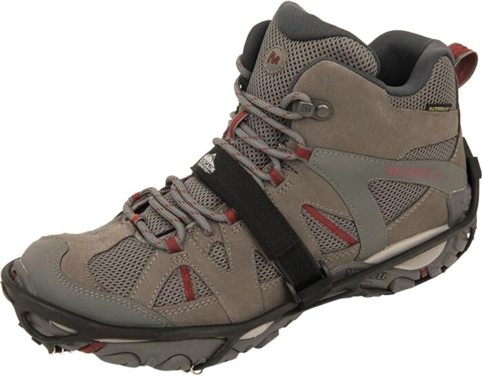 Cascade Mountain Tech Ice Traction Cleats - Ice Traction 360 - Hybrid Spike/Coil - Black - Image 4