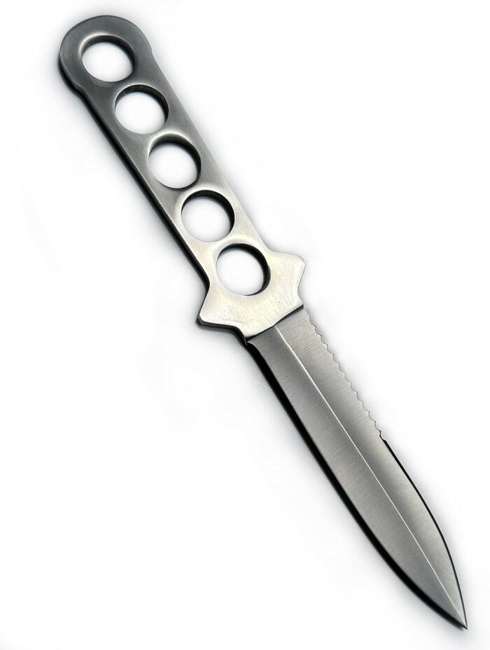 Dive Knife – 9" Scuba Diving Knife with Sheath and Leg Strap – Thigh Knife – Stainless Steel Fixed Blade Knife – Hunting Knives – Survival and Camping Gear - Image 5