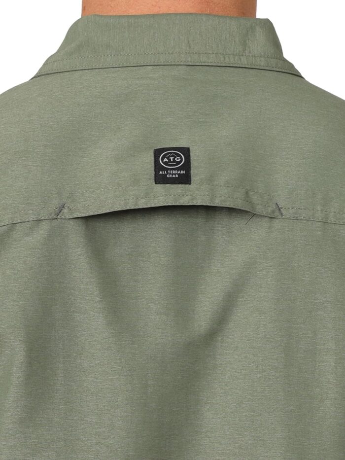 ATG by Wrangler Men's Long Sleeve Mixed Material Shirt - Image 5