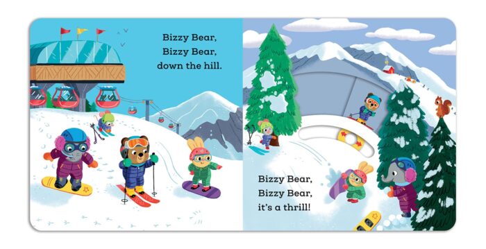 Bizzy Bear: Snow Sports: (Interactive Board Book About Winter Fun for Toddlers - With Sturdy Tabs and Slides to Push and Pull) - Image 2