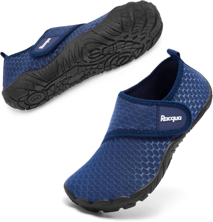 Racqua Boys Kids Water Shoes Girls Non-Slip Swim Beach Sports Pool Breathable Shoes Quick Dry Lightweight Outdoor Aqua Shoes(Little Kid/Big Kid) - Image 2