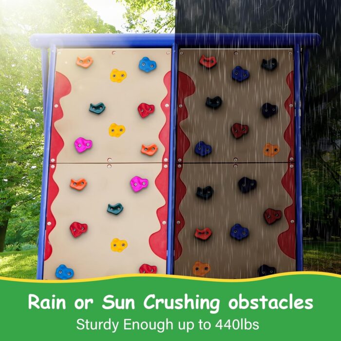 Rock Climbing Holds,Climbing Wall for Kids,Climbing Set for Adult Indoor and Outdoor - Image 4