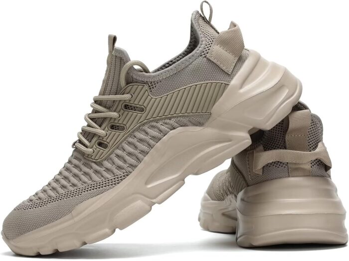 Men's Running Shoes, Non Slip, Breathable, Lightweight Fashion Sneakers, Slip Resistant Athletic Sports Walking Gym Work Shoes - Image 7