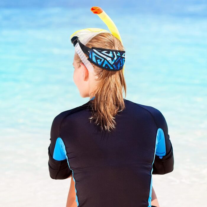 4 Pieces Diving Mask Slap Straps Cover Neoprene Swimming Waterproof Dive and Snorkel Mask Strap for Men and Women Water Sports - Image 7