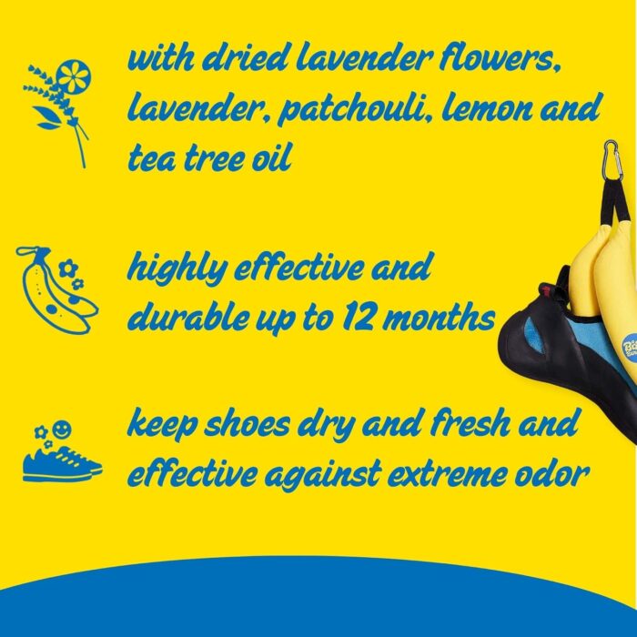 Boot Bananas Original Shoe Deodorizer | Long-Lasting, Reusable Sports Shoe Deodorizer Odor Neutralizer & Air Purifier | Eco-Conscious | Lasts 6 to 12 Months | 1 Pair - Image 5