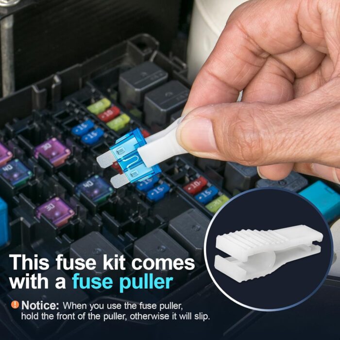 JOREST 300Pcs Car Fuse Assortment Kit, 160 Mini Blade Fuses Automotive + 90 Standard Auto Fuses + 50 Micro + Puller – Replacement for RV Camper Boat Truck (2Amp 3A 5A 7.5A 10A 15A 20A 25A 30A 35A 40A) - Image 2