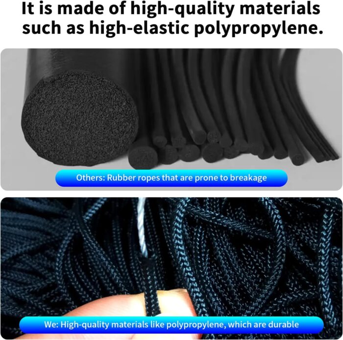 Tesla Cybertruck Truck Bed Cargo Net, Pickup Elastic Storage Cargo Nets Organizer, Cybertruck Accessories for 2024 & 2025, Rear Compartment Net with 6 Mountaineering Buckles, Measuring 4ft x 4ft - Image 5