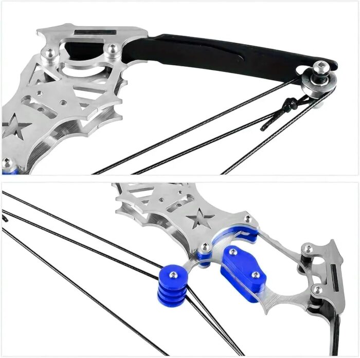 Archery Bow Set Left and Right Hand Compound Bow Hunting Bow Metal Material Catapult RH/LH for Practice Archery - Image 7