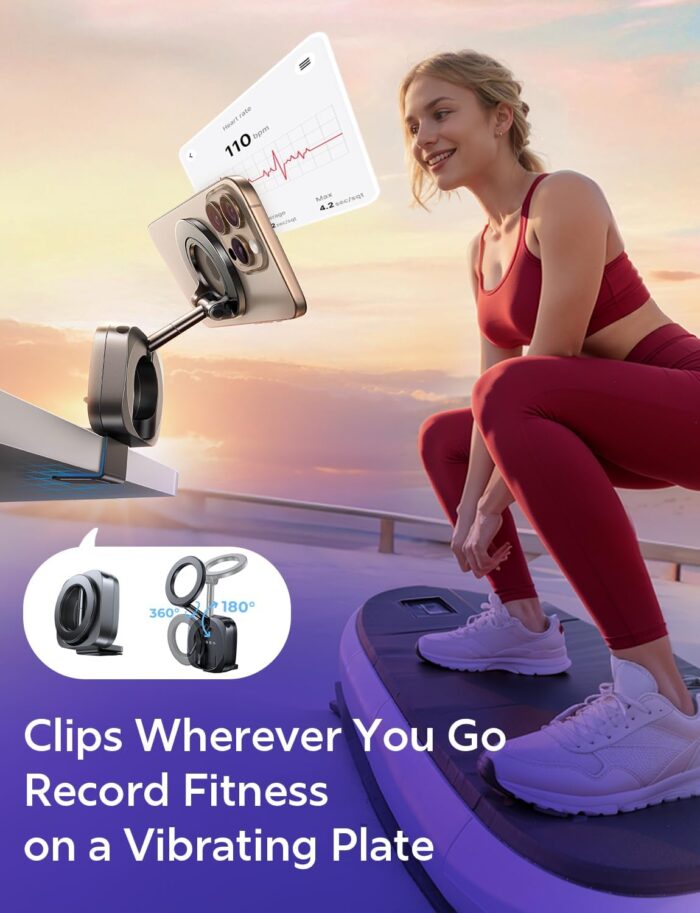 LISEN Airplane Travel Essentials for Women Phone Holder Long Flight Essentials Must Haves Handsfree for MagSafe Luggage Travel Accessories Beach Vacation Cruise Essentials 2025 Cell Phone Video Kits - Image 9