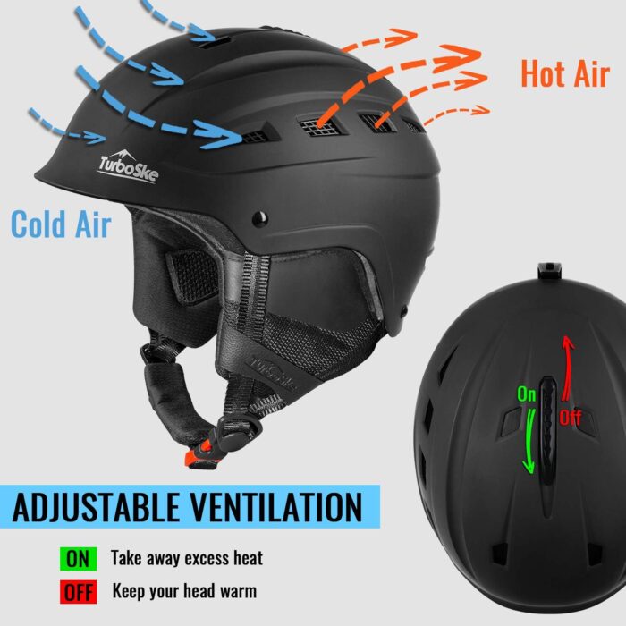 Ski Helmet, Snowboard Helmet, Snow Sports Helmet, Audio Compatible for Men Women and Youth - Image 3