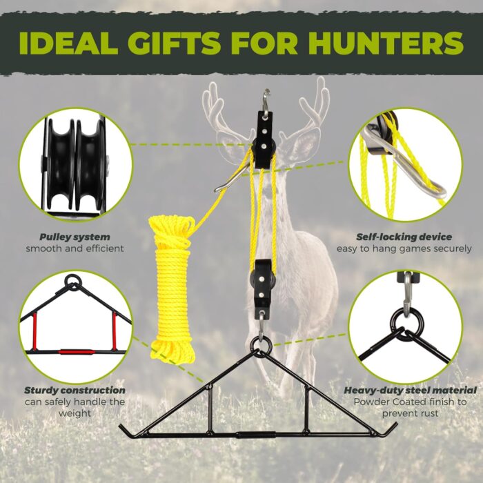 Highwild Game Hanging Gambrel & Hoist Kit - Image 7
