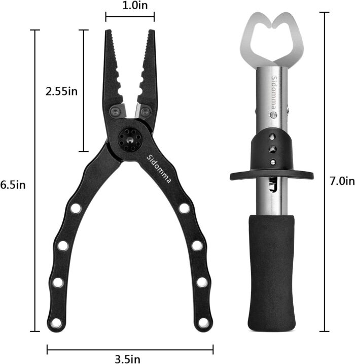 Fishing Pliers and Gripper Set, Fishmen Must Have Fishing Gear and Equipment, Fishing Accessories, Fishing Tool Flyfishing Gear Ice Fishing Gear Fishing Gifts for Men - Image 4