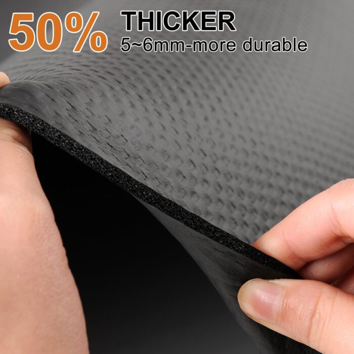 Treadmill Walking Pad Mat for Carpet Floors,Folding Treadmill Mat for Hardwood Floors,for Under Exercise Bike, Exercise Equipment Mat,Reduce Noise Shock Absorption - Image 8