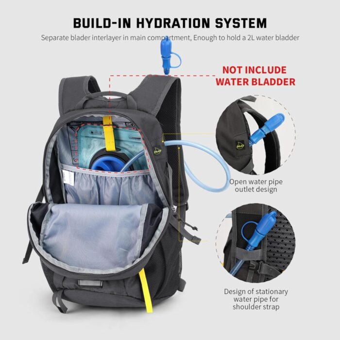 SKYSPER Small Hiking Backpack, 20L Lightweight Travel Backpacks Hiking Daypack for Women Men - Image 7