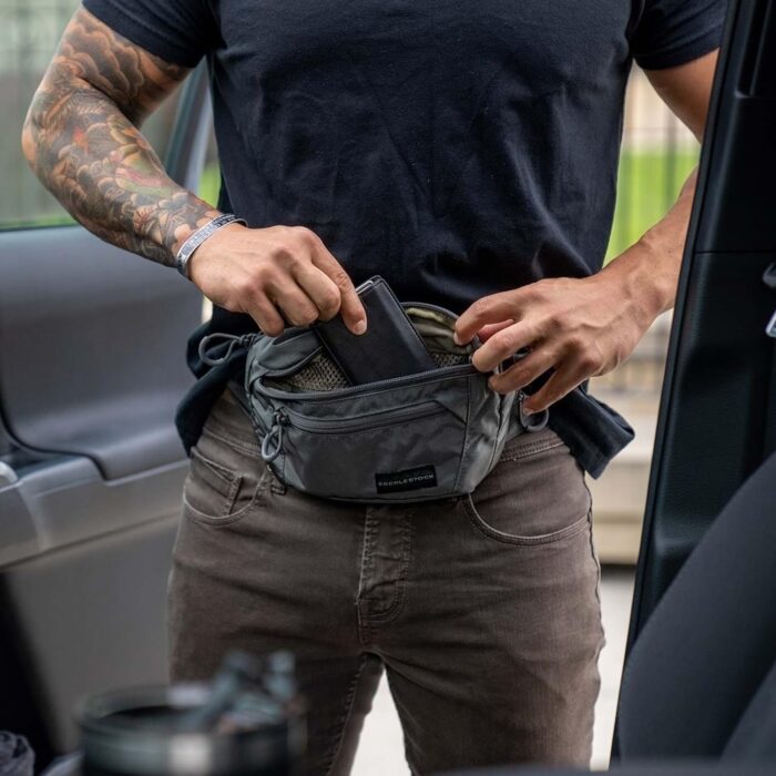 Eberlestock Bando Bag - Tactical Men's Fanny Pack w/Adjustable Waist Belt, Zippered Pockets, Compact Lightweight Belt Bag - Image 4