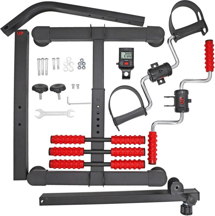 Pedal Exerciser Bike Hand Arm Leg and Knee Peddler Adjustable Fitness Equipment for Seniors, Elderly Home Dual Pedal Exercise Bike for Total Body - Great Gift for Elderly Rehab - Image 7