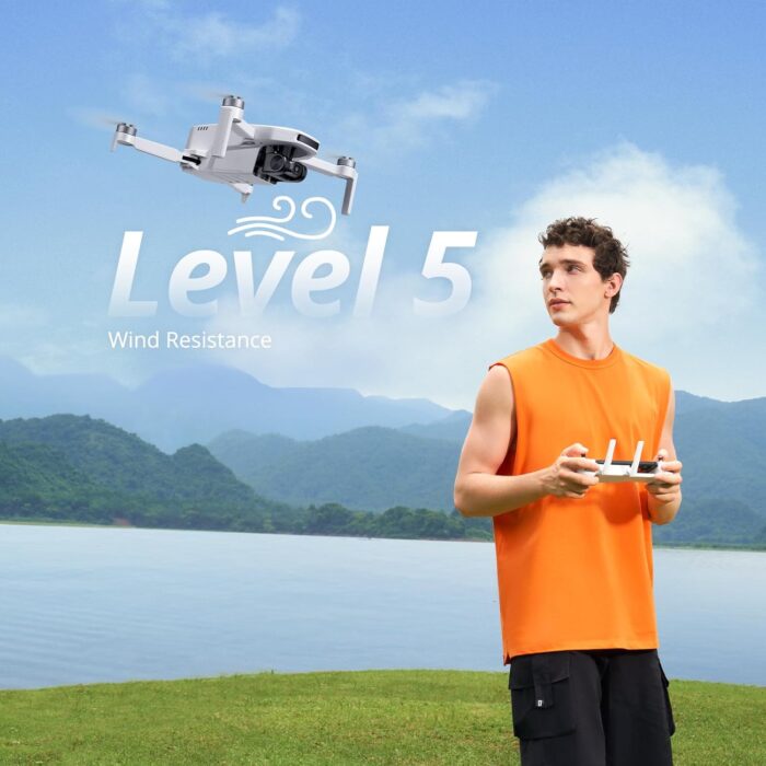 Potensic ATOM LT GPS Drone Under 249g, 2 Batteries 80 Mins, EIS 2.5K Camera, 4KM FPV Transmission, Brushless Motor, Auto Return, SurgeFly, Entry Level Foldable Drone for Adults Beginner, Expansion Kit - Image 7